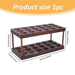 Double-layer Wooden Egg Holders&nbsp;AJEW-WH0270-237