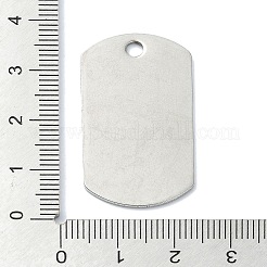 Non-Tarnish 304 Stainless Steel Stamping Blank Tag Pendants&nbsp;STAS-C097-45P