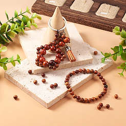 Natural Scentedros Wood Beads&nbsp;WOOD-TA0001-34