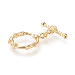 Brass Toggle Clasps&nbsp;KK-M108-B01