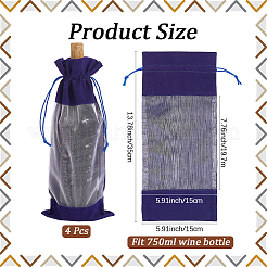 Velvet Wine Bottle Packing Pouches&nbsp;ABAG-WH20013-11H