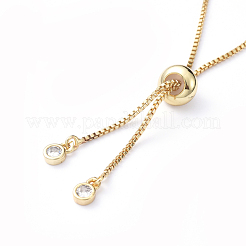 Adjustable Brass Slider Bracelets&nbsp;X-BJEW-JB05149