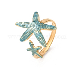 304 Stainless Steel Cuff Rings&nbsp;RJEW-D334-01C-G