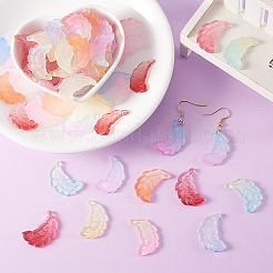 100Pcs 10 Colors Glass Pendants&nbsp;GLAA-CJ0001-47