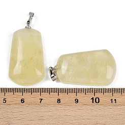 Natural Lemon Quartz Pendants&nbsp;G-I387-01A-P
