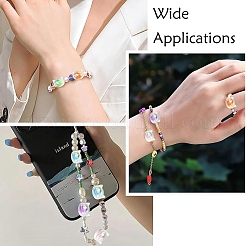 30Pcs UV Plating Rainbow Iridescent Acrylic Beads&nbsp;OACR-YW0003-53