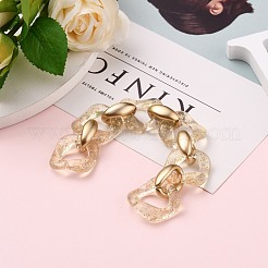 Handmade Transparent Acrylic Link Chains&nbsp;AJEW-JB00835-01