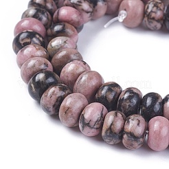 Natural Rhodonite Beads Strands&nbsp;G-F642-03