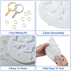 DIY Keychain Making Kits&nbsp;DIY-YW0018-54