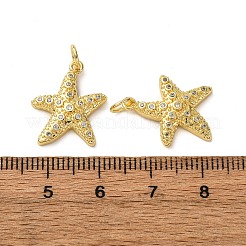 Brass Micro Pave Cubic Zirconia Pendants&nbsp;KK-A271-02F-G