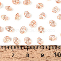 Transparent Colours Luster Glass Seed Beads&nbsp;SEED-N008-09I