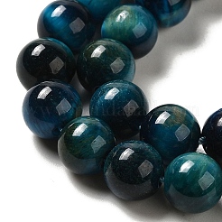 Dyed Natural Tiger Eye Beads Strands&nbsp;X-G-G102-A02-03