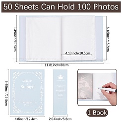 Paper Cover Interstitial Album Book&nbsp;AJEW-CP0011-01A