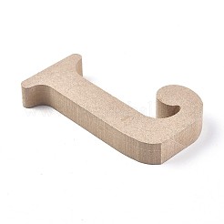 Letter Unfinished Wood Slices&nbsp;LS-DIY-WH0162-62J