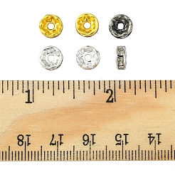 150Pcs 6 Styles Iron Rhinestone Spacer Beads&nbsp;FIND-FS0001-35