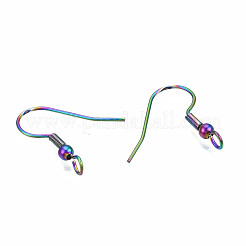 304 Stainless Steel Earring Hooks&nbsp;STAS-N098-008
