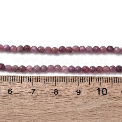 Natural Ruby Beads Strands&nbsp;G-F509-16-3mm-01