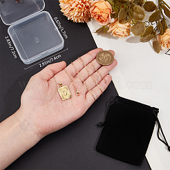 1Pc Brass Pendants&nbsp;NJEW-BBC0001-18O