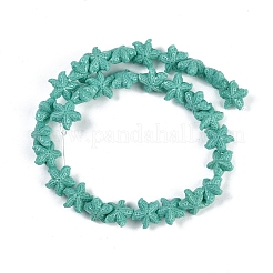 Synthetic Coral Dyed Carved Beads Strands&nbsp;CORA-K009-06A-05