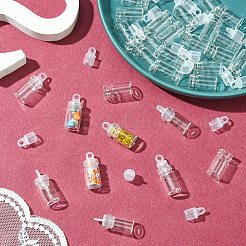 30Pcs Glass Empty Bottle Pendant Decoration&nbsp;CON-YW0001-78