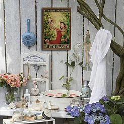 Vintage Metal Tin Sign&nbsp;AJEW-WH0189-026
