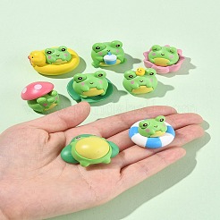 1Set Resin Frog Display Decoration&nbsp;AJEW-FS0001-24