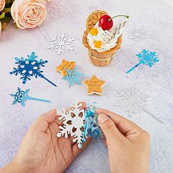 8 Sets 2 Style Acrylic Mirror Cake Toppers&nbsp;DIY-FH0004-90B