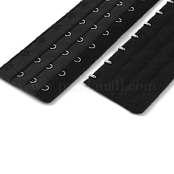 Polyester Women's 3 Rows x 9 Hooks Longline Corset Bra Extender&nbsp;FIND-WH0146-20B-02