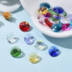 180Pcs 12 Colors Birthstone Charms Glass Charms&nbsp;RGLA-ZZ0001-01-8mm