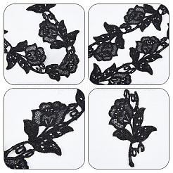 Polyester Lace Trim&nbsp;SRIB-GF0001-21A
