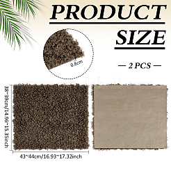 2Pcs Wool Hair Fabric&nbsp;DIY-PH0038-56E
