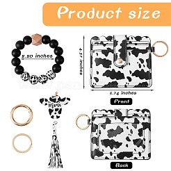 Leather Wristlet Keychain Bracelet Wallet for Women&nbsp;JX632B