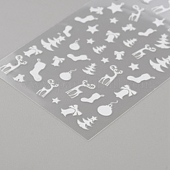 Christmas PET Self Adhesive Festive Stickers&nbsp;DIY-WH0349-80C-02