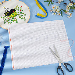 10CT Polyester Cotton Cross Stitch Fabric&nbsp;DIY-WH0588-33A