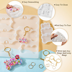 2Pcs 2 Styles DIY Pendant Silicone Molds&nbsp;SIMO-TA0001-10