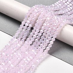 Imitation Jade Glass Beads Stands&nbsp;LS-EGLA-A035-J4mm-B02