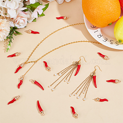 18Pcs 3 Styles Alloy Enamel Pendants&nbsp;FIND-WR0012-23