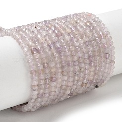 Faceted Natural Amethyst Beads Strands&nbsp;G-RM241221-N6