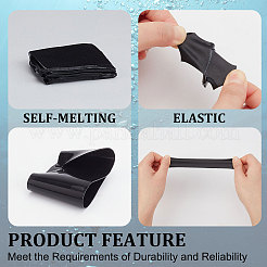 2 Rolls Silicone Adhesive Tape&nbsp;AJEW-GF0005-86