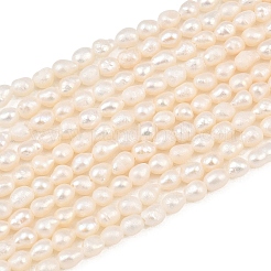 Natural Cultured Freshwater Pearl Beads Strands&nbsp;PEAR-F020-25