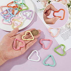 20Pcs 10 Colors Alloy Rock Climbing Carabiners&nbsp;FIND-ME0002-81