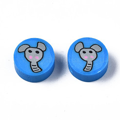 Handmade Polymer Clay Beads&nbsp;CLAY-N008-036B