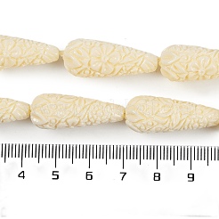 Synthetic Coral Carved Beads Strands&nbsp;CORA-C003-09