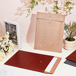 Rectangle PU Leather Meeting File Bag&nbsp;AJEW-WH20019-114B