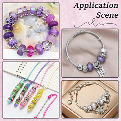 225Pcs 9 Colors Faceted Resin European Beads&nbsp;RESI-PA0001-19