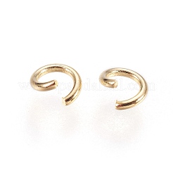 304 Stainless Steel Saw Cut Open Jump Rings&nbsp;STAS-P212-19G-02