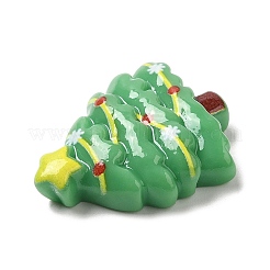 Christmas Theme Opaque Resin Cabochons&nbsp;RESI-E043-01L