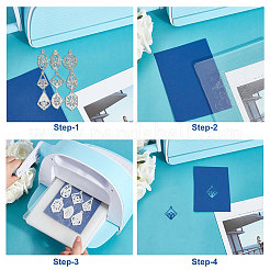 Pendant Carbon Steel Cutting Dies Stencils&nbsp;DIY-WH0309-1654