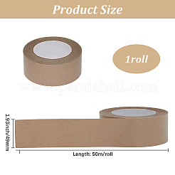 50M Kraft Paper Adhesive Tape&nbsp;AJEW-WH20098-089
