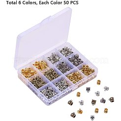 Tibetan Style Alloy Tube Bails&nbsp;TIBE-PH0005-07-NR